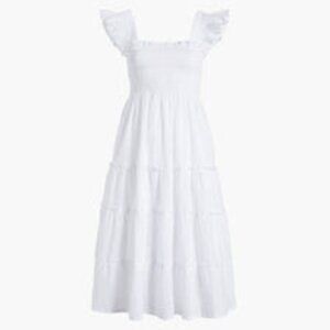 The Ellie Nap Dress - White Swiss Dot